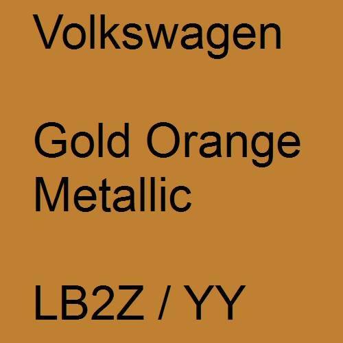 Volkswagen, Gold Orange Metallic, LB2Z / YY.